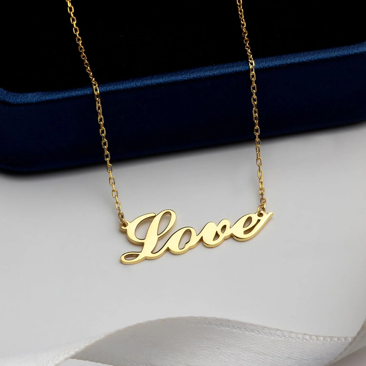 Custom Name Necklace for Women, Personalized 925 Sterling Silver Necklace in Rose, Gold, or Silver with 8 Font Choices - Unique Gift Jewelry (CUSTOM)