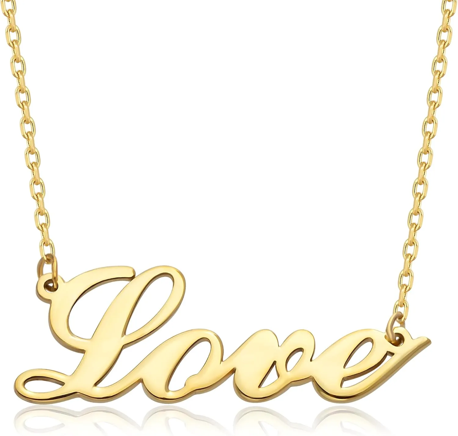 Custom Name Necklace for Women, Personalized 925 Sterling Silver Necklace in Rose, Gold, or Silver with 8 Font Choices - Unique Gift Jewelry (CUSTOM)