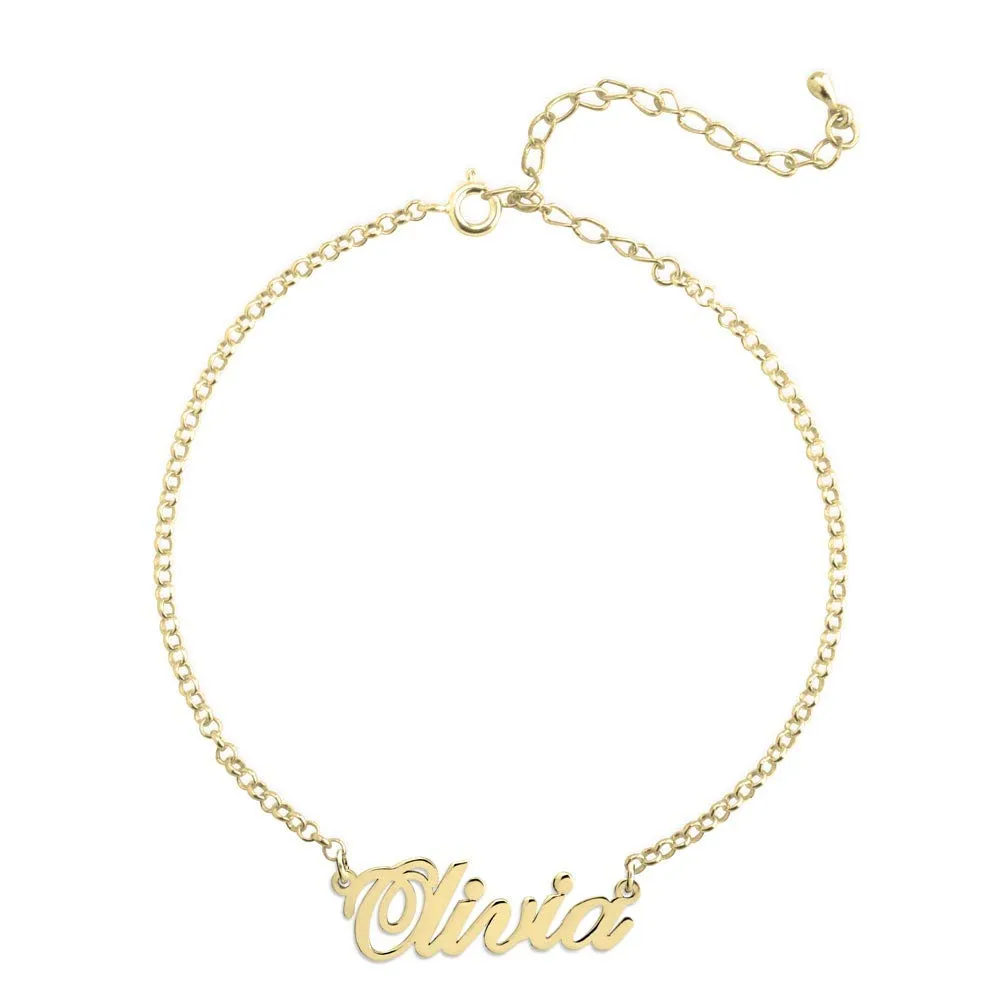 Custom Wife Anklet - Personalized Anklet - Hotwife Anklet Name - Customized Ankle Bracelet with Name - Hot Wife Charm Bracelet - Hotwife Bracelet