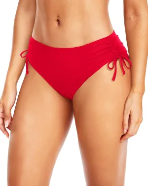 Daci Women Mid Waist Bikini Bottoms - Full Coverage Swim Bathing Suit Bottom Side Tied Swimsuit Bottoms