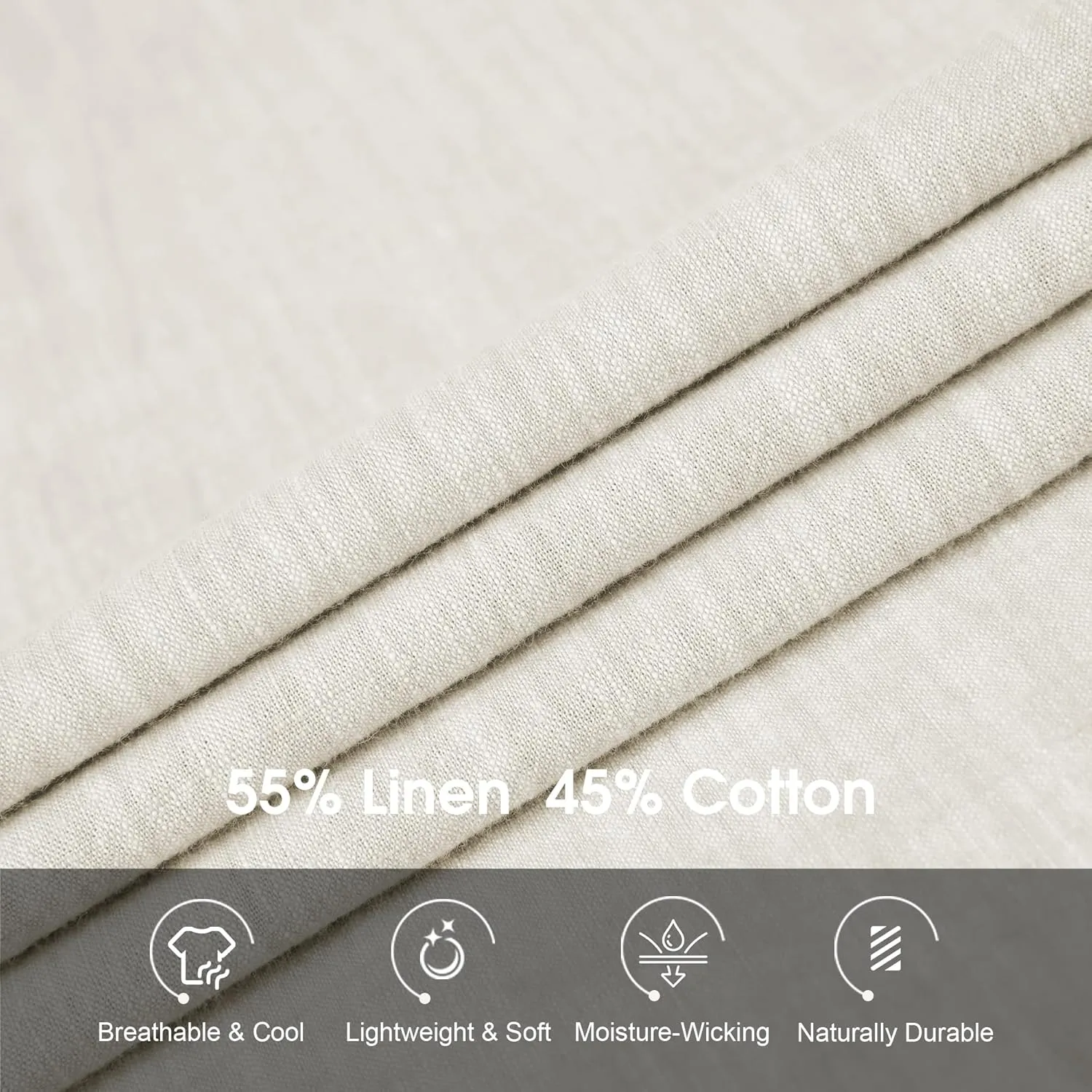 Damipow Linen Shirts for Men Casual Button Down Beach Vacation Shirt Short Sleeve Button Up Shirts with Pocket