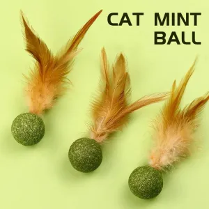 Edible Catnip Ball for Cats – Promotes Health & Dental Care
