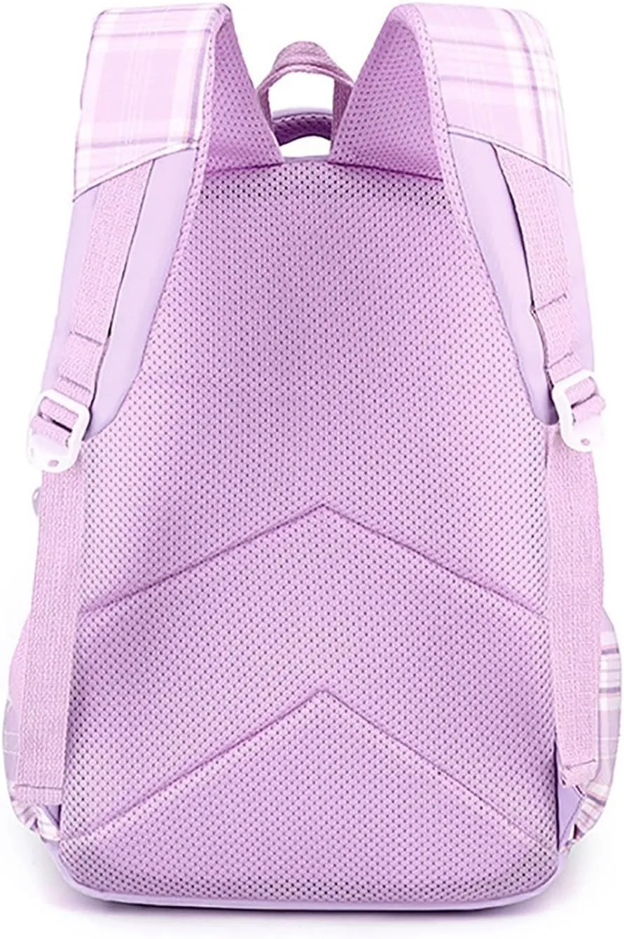 Fashion Cloth Canvas Backpack for Women Retro Large Capacity Solid Soft Fashion Backpacks Womens Work Backpack(Purple)