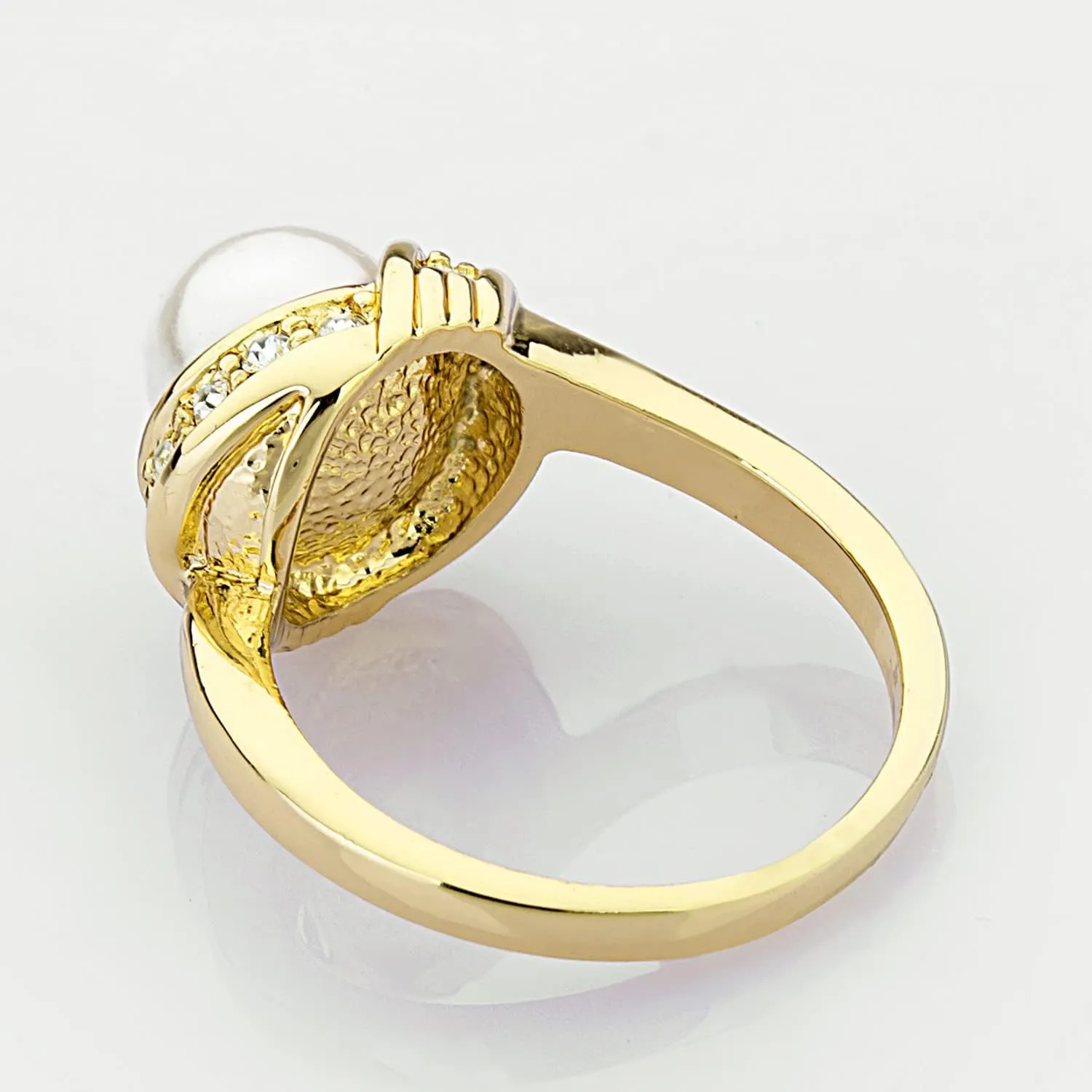 Fashion Cocktail Pearl Rings for Women Costume Jewelry Statement Ring R103