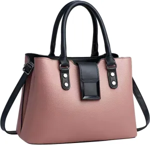 Fashion Tote Top Handle Satchel Women Handbag Large Capacity Leather Messenger Bag Shoulder Handbag