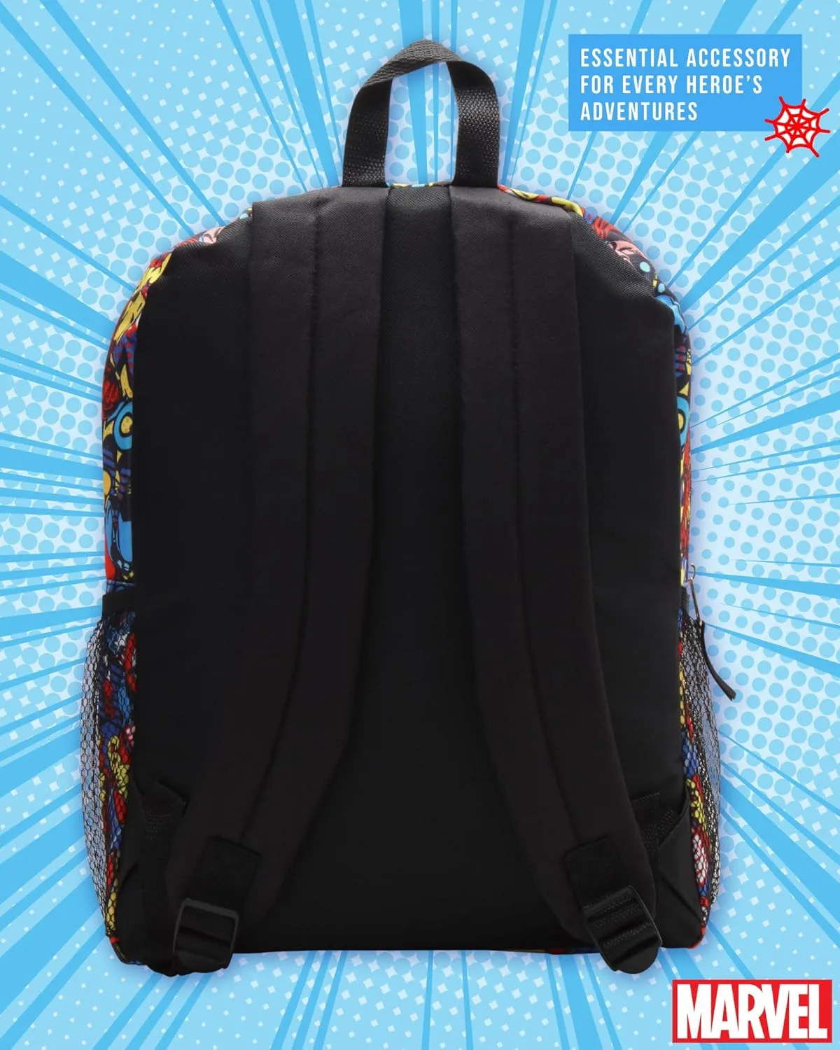 Fast Forward Marvel Avengers Kids Backpack for School - 16" Boys Backpack Bookbag for Preschool Kindergarten and Elementary, Size One Size, Avengers Blue
