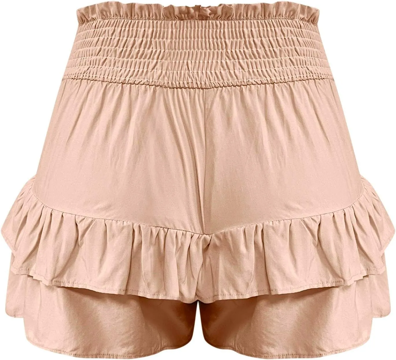 Flowy Shorts for Women Casual Boho Floral Skorts Ruffle Mini Skirts Running Tennis Butterfly Shorts Skorts Shorts