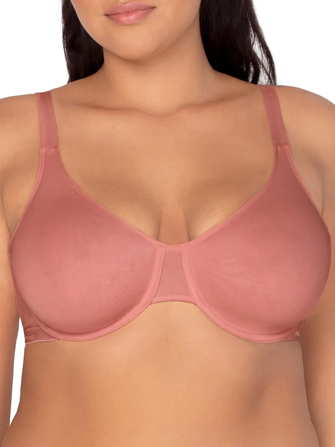 Fruit of the Loom Women's Unlined Underwire Bra - Cotton & Spandex Blend for Natural Shape and Flexibility