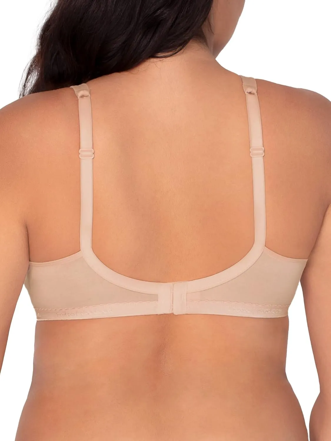 Fruit of the Loom Women's Unlined Underwire Bra - Cotton & Spandex Blend for Natural Shape and Flexibility