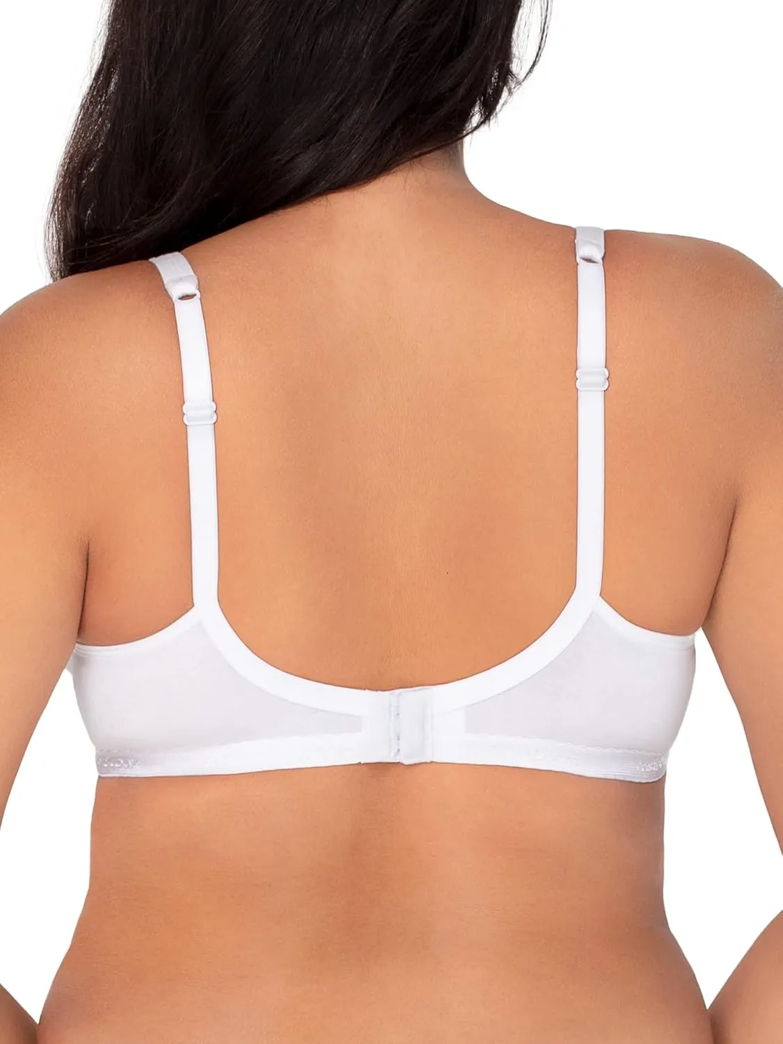 Fruit of the Loom Women's Unlined Underwire Bra - Cotton & Spandex Blend for Natural Shape and Flexibility