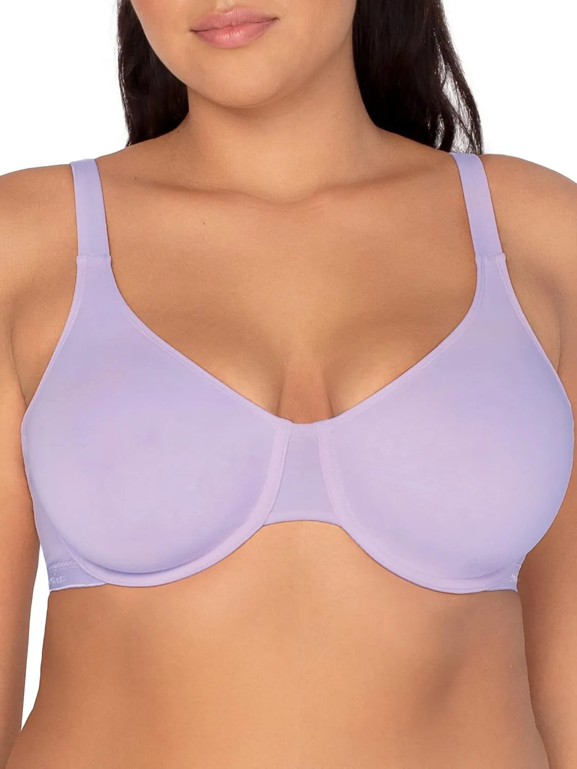 Fruit of the Loom Women's Unlined Underwire Bra - Cotton & Spandex Blend for Natural Shape and Flexibility