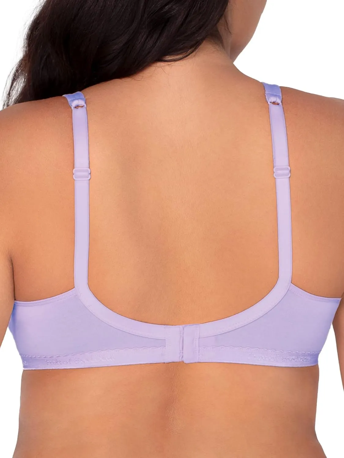Fruit of the Loom Women's Unlined Underwire Bra - Cotton & Spandex Blend for Natural Shape and Flexibility