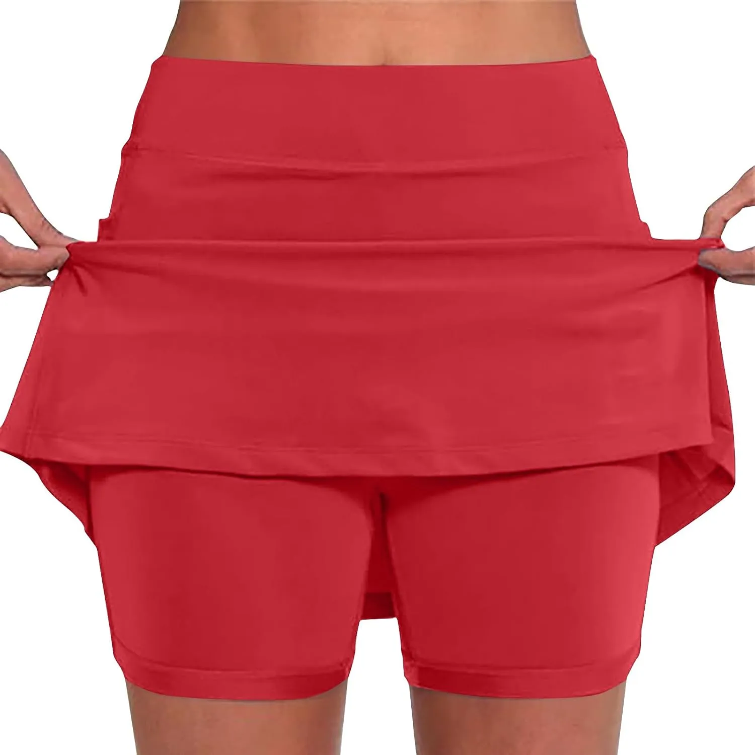 FZYLQY Skorts for Woman 2025 Summer Skorts for Women with Pockets Casual Tennis Skirt Golf Skirts Plus Size Running Shorts