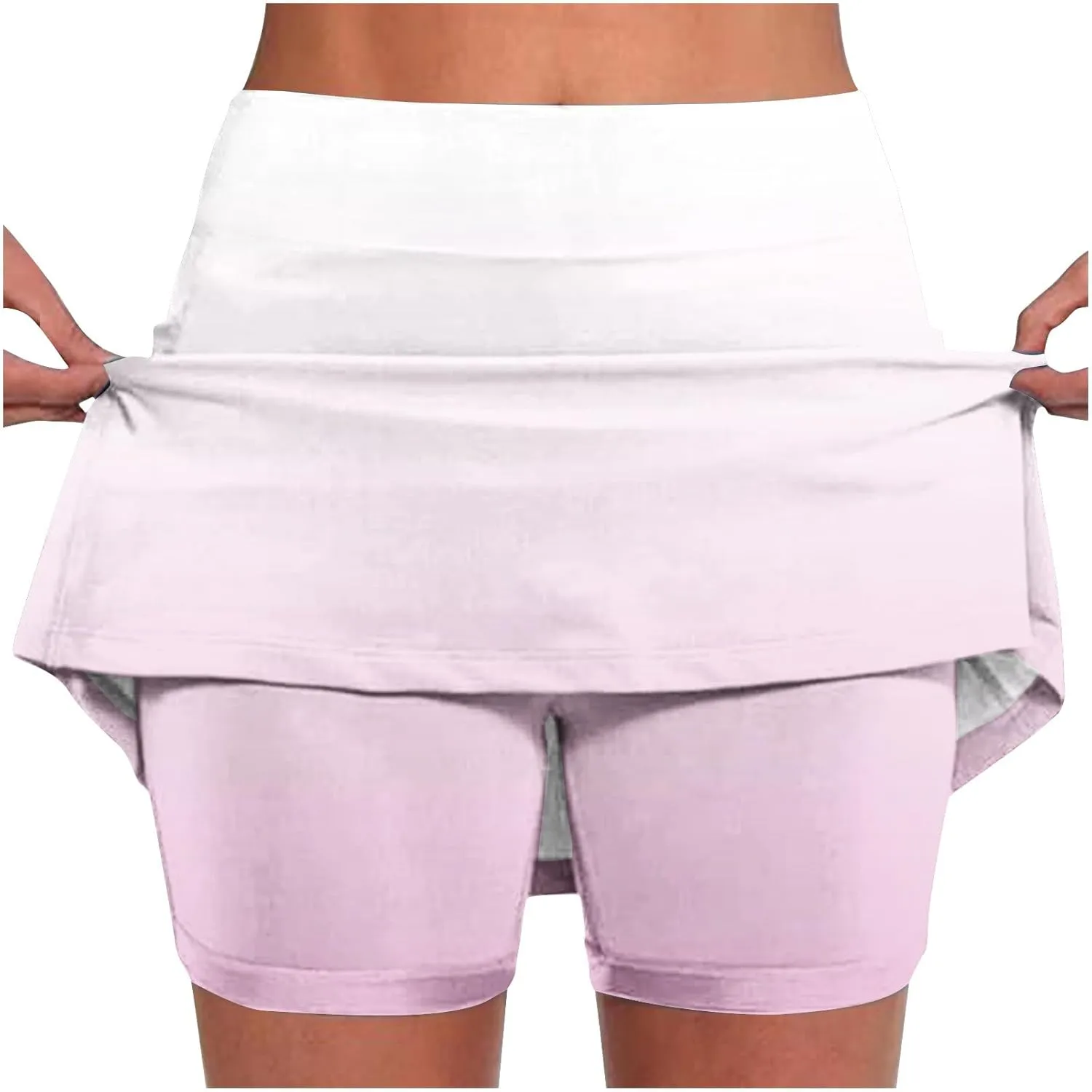 FZYLQY Skorts for Women 2025 Summer Skorts with Pockets Casual Tennis Skirt Golf Skirts Plus Size Skort Running Shorts