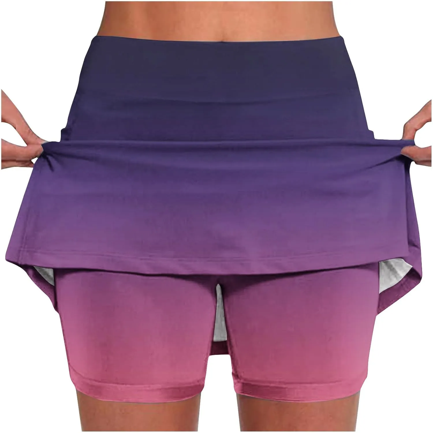 FZYLQY Skorts for Women 2025 Summer Skorts with Pockets Casual Tennis Skirt Golf Skirts Plus Size Skort Running Shorts