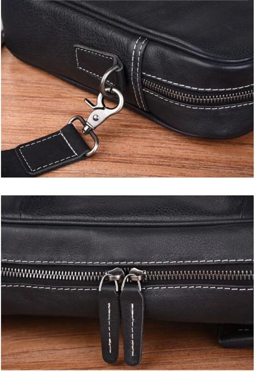 Genuine Leather Briefcases Laptop Bags Mens Carrying Cases Messenger Shoulder Bags Luggage Handbags