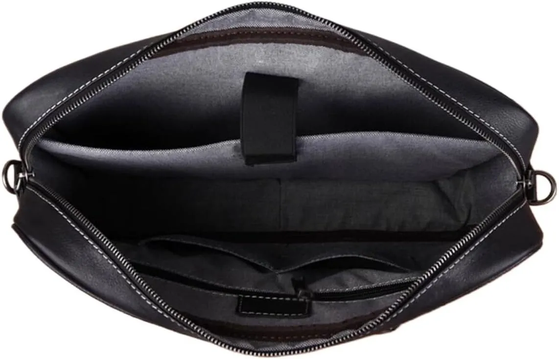 Genuine Leather Briefcases Laptop Bags Mens Carrying Cases Messenger Shoulder Bags Luggage Handbags
