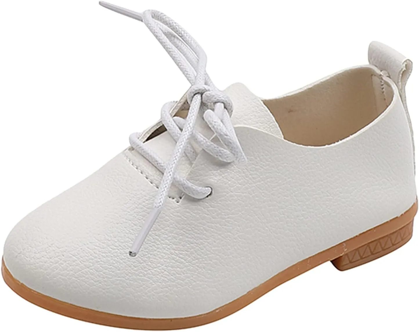 Girls and Toddler Classic Lace Up School Uniform Comfort Oxford Dress Shoes Loafer Flat (Little Kid/Big Baby Shoes
