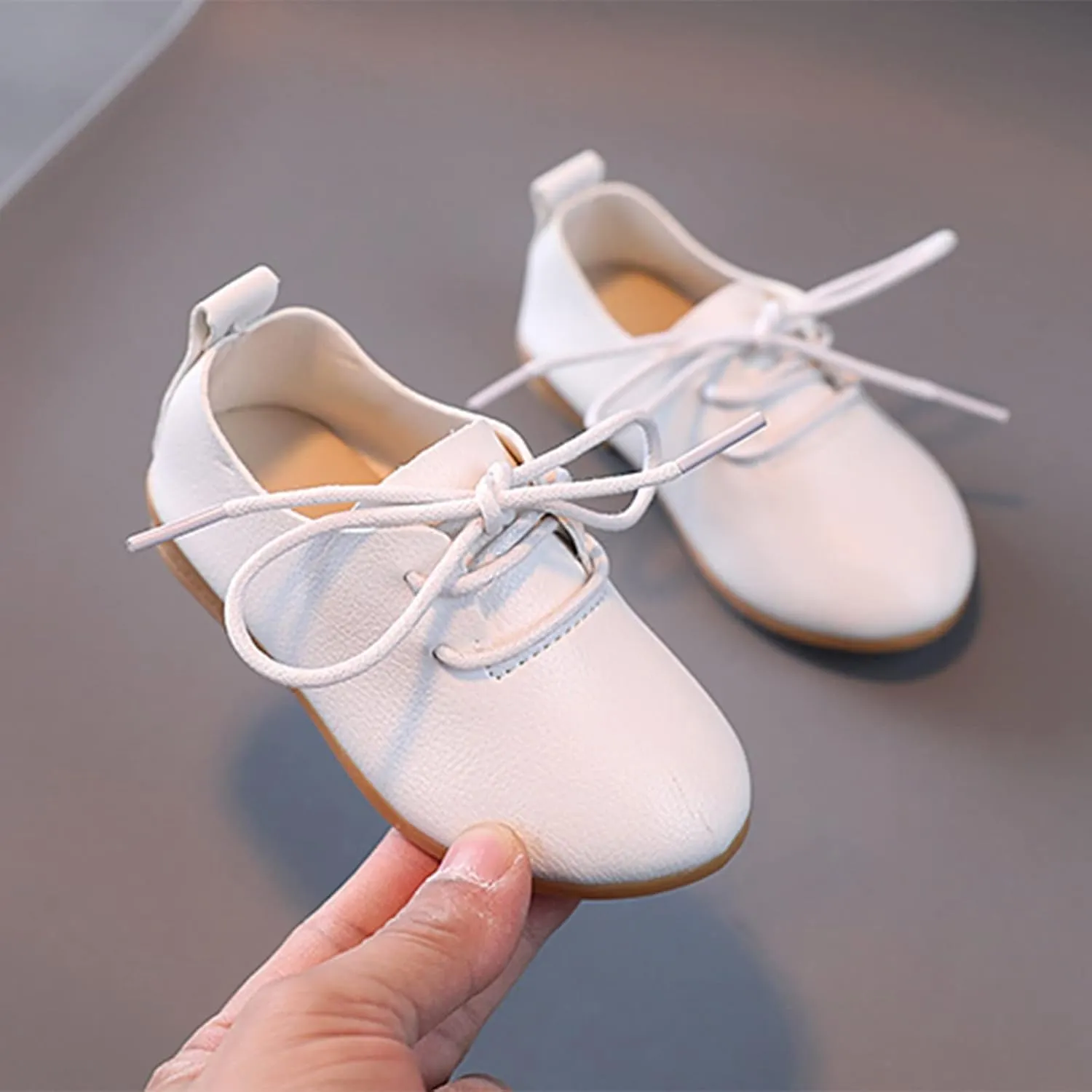 Girls and Toddler Classic Lace Up School Uniform Comfort Oxford Dress Shoes Loafer Flat (Little Kid/Big Baby Shoes