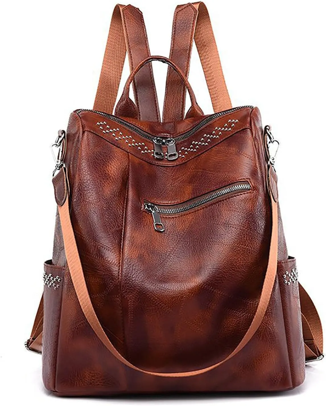 Girls Fashion Mini Backpack Purse Adjustable Shoulder Belt Zipper Backpacks Outdoor Travel Slim Laptop Backpack