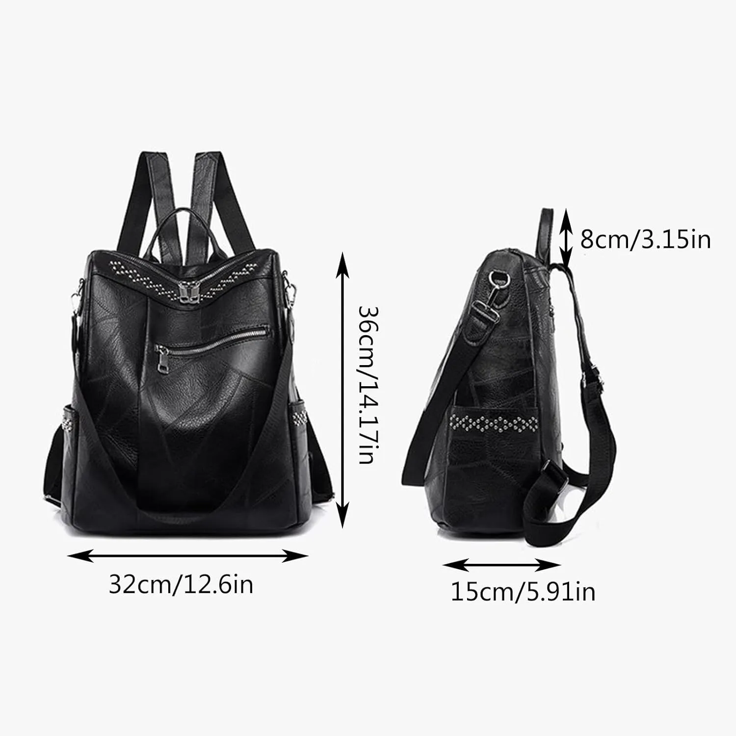 Girls Fashion Mini Backpack Purse Adjustable Shoulder Belt Zipper Backpacks Outdoor Travel Slim Laptop Backpack