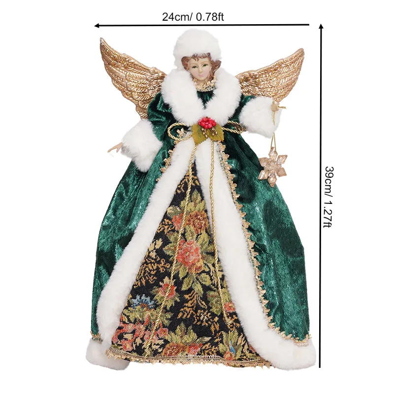 Green Queen Doll Ornaments Christmas Decor Supplies A6365423 6365422 6365421