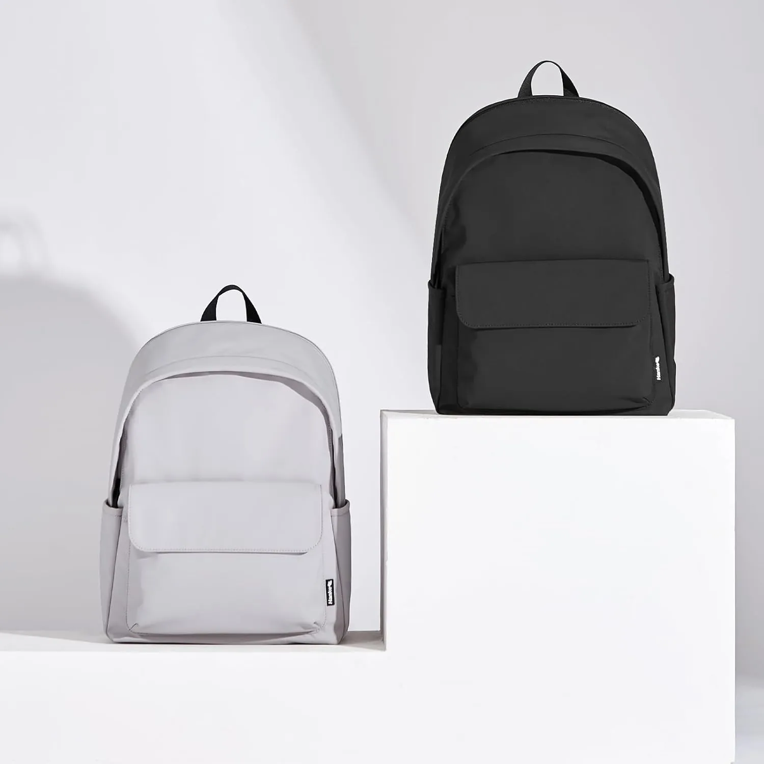 Hanke Casual Backpacks Travel Backpack for Women & Men, Lightweight Carry On Backpack for Work, Hiking wiht Unique Comfort Design (Iris Black)