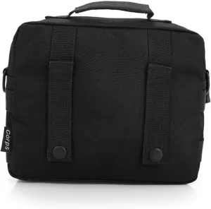Happyyami Unisex Shoulder Bag Durable Nylon Cross Messenger Bag for Outdoor Sports Travel Hiking Camping Compact Design with Multiple Pockets Black