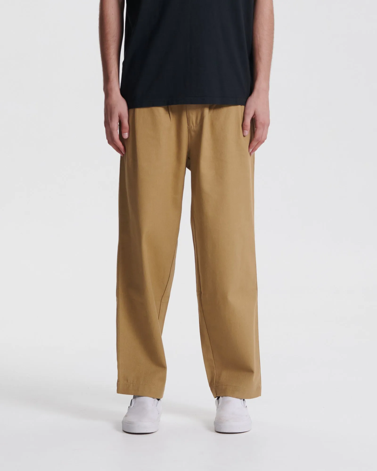 Harro Twill Pant - Khaki