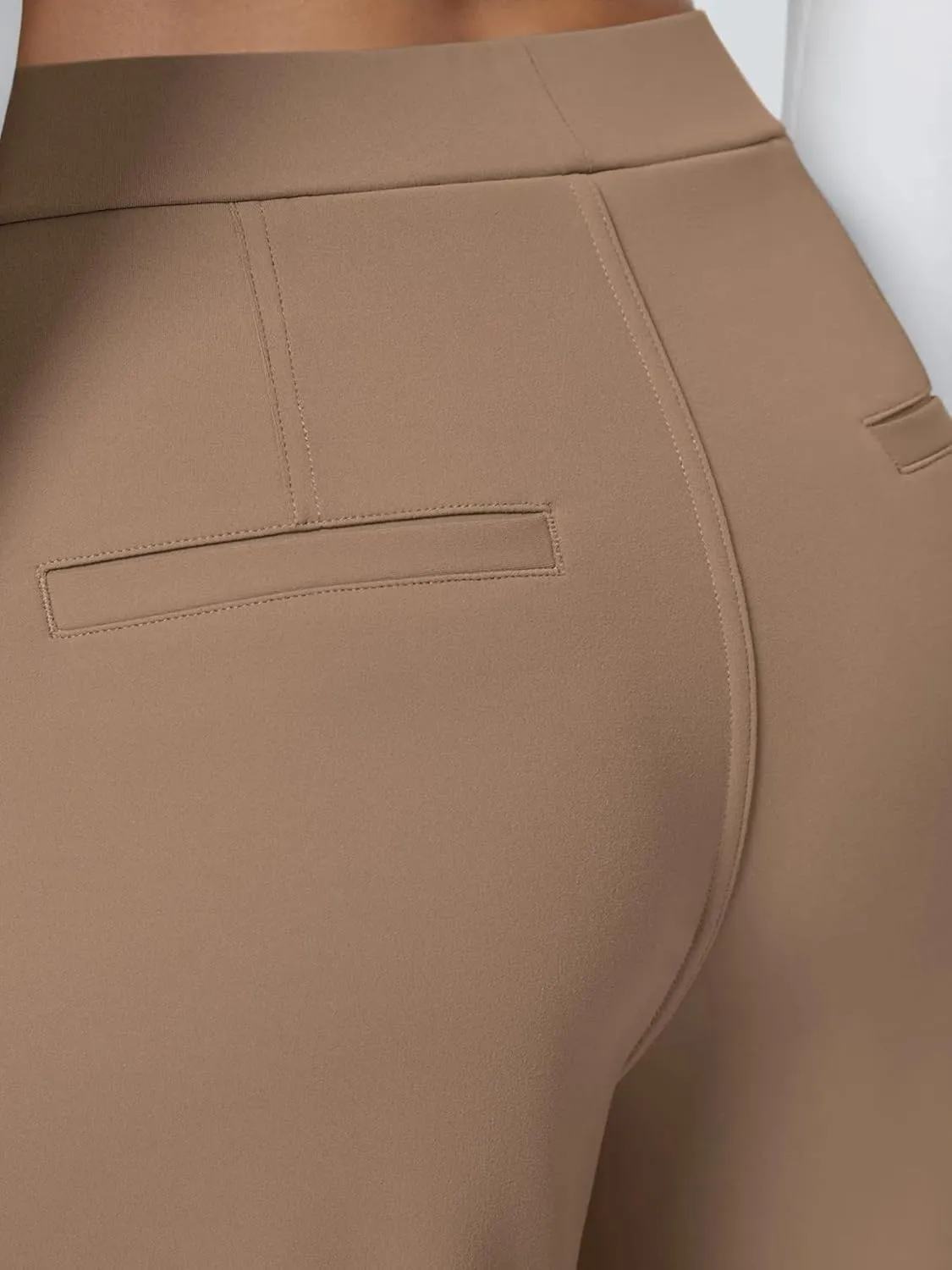High Waisted Work Pants for Women Business Casual Outfits Office Dress Pants Trousers with Pockets