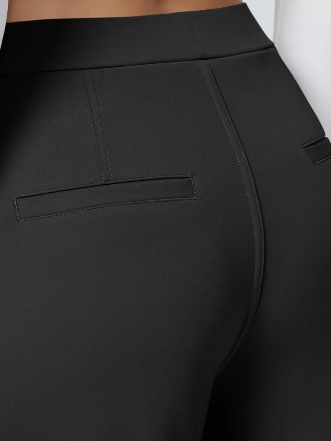 High Waisted Work Pants for Women Business Casual Outfits Office Dress Pants Trousers with Pockets
