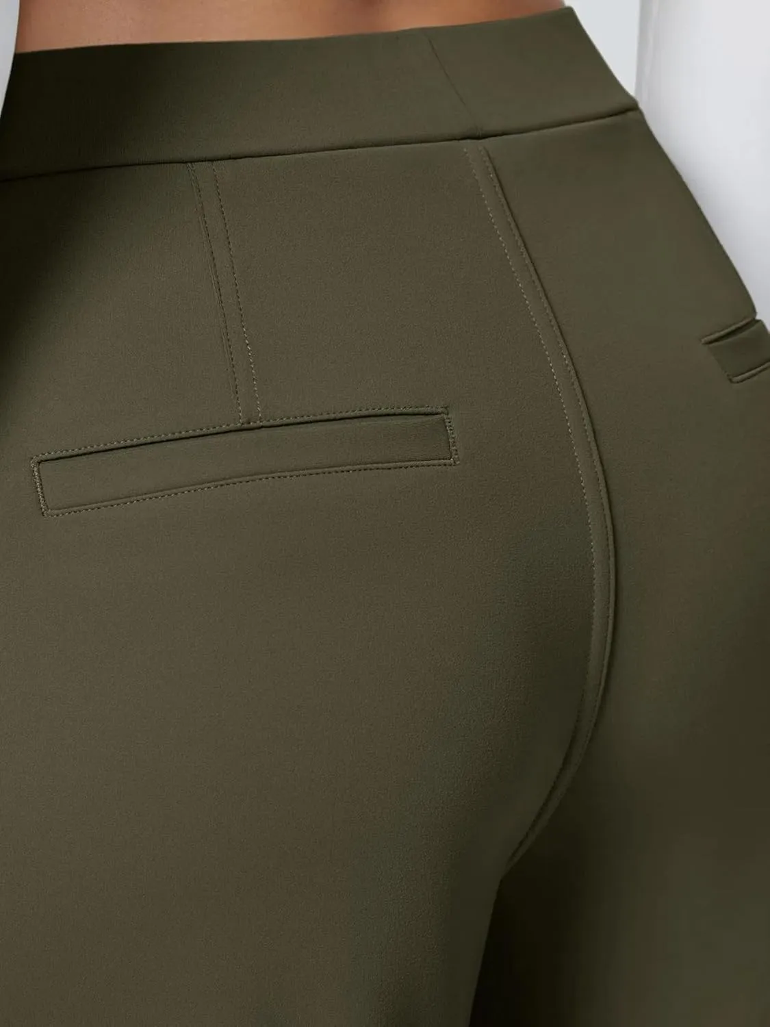 High Waisted Work Pants for Women Business Casual Outfits Office Dress Pants Trousers with Pockets