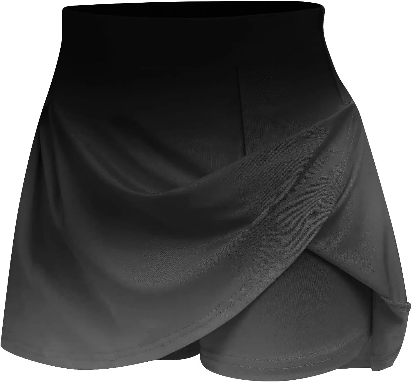 hlysgo Women Tennis Skorts 2025 Summer Athletic Shorts High Waisted Flowy Shorts Trendy Gradient Print Sport Workout Shorts