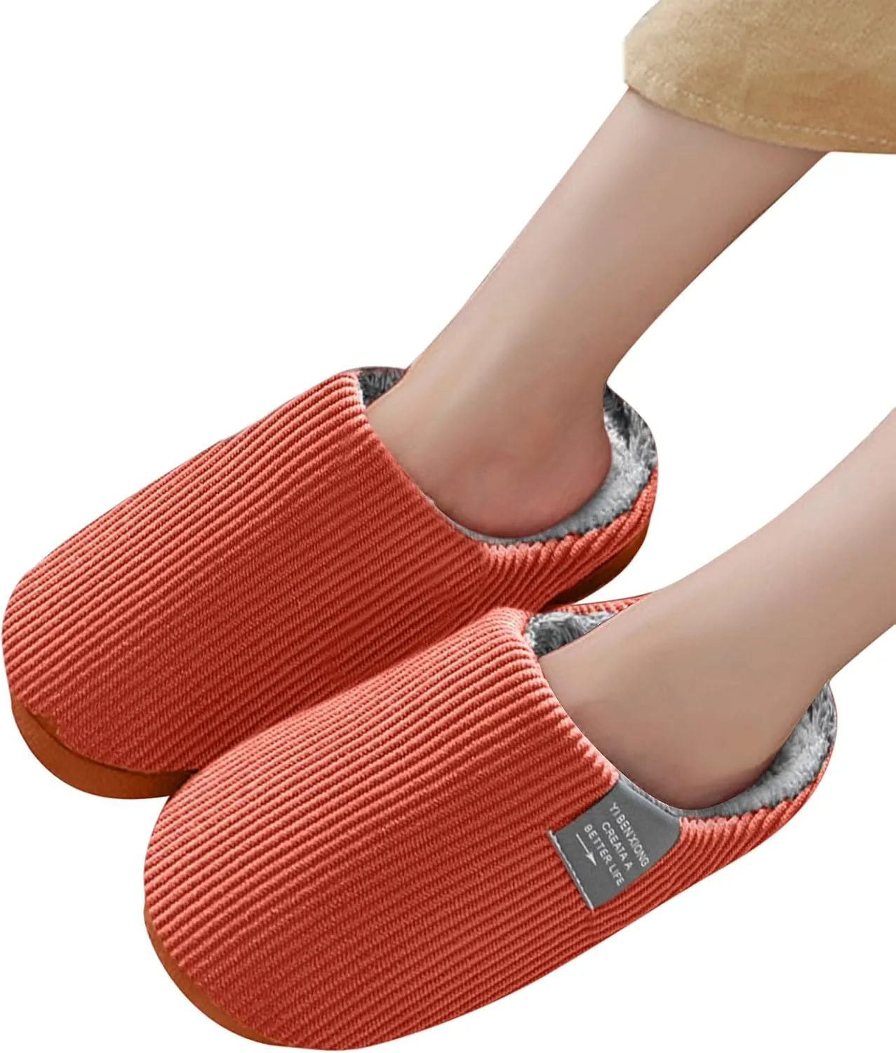 Indoor House Slippers for Men with Soft Sole and Arch Support Mens Slippers with Arch Support Pink House Shoes Warm Slippers for Women Indoor Outdoor Christmas Garden Flag Gifts for Wife 2023