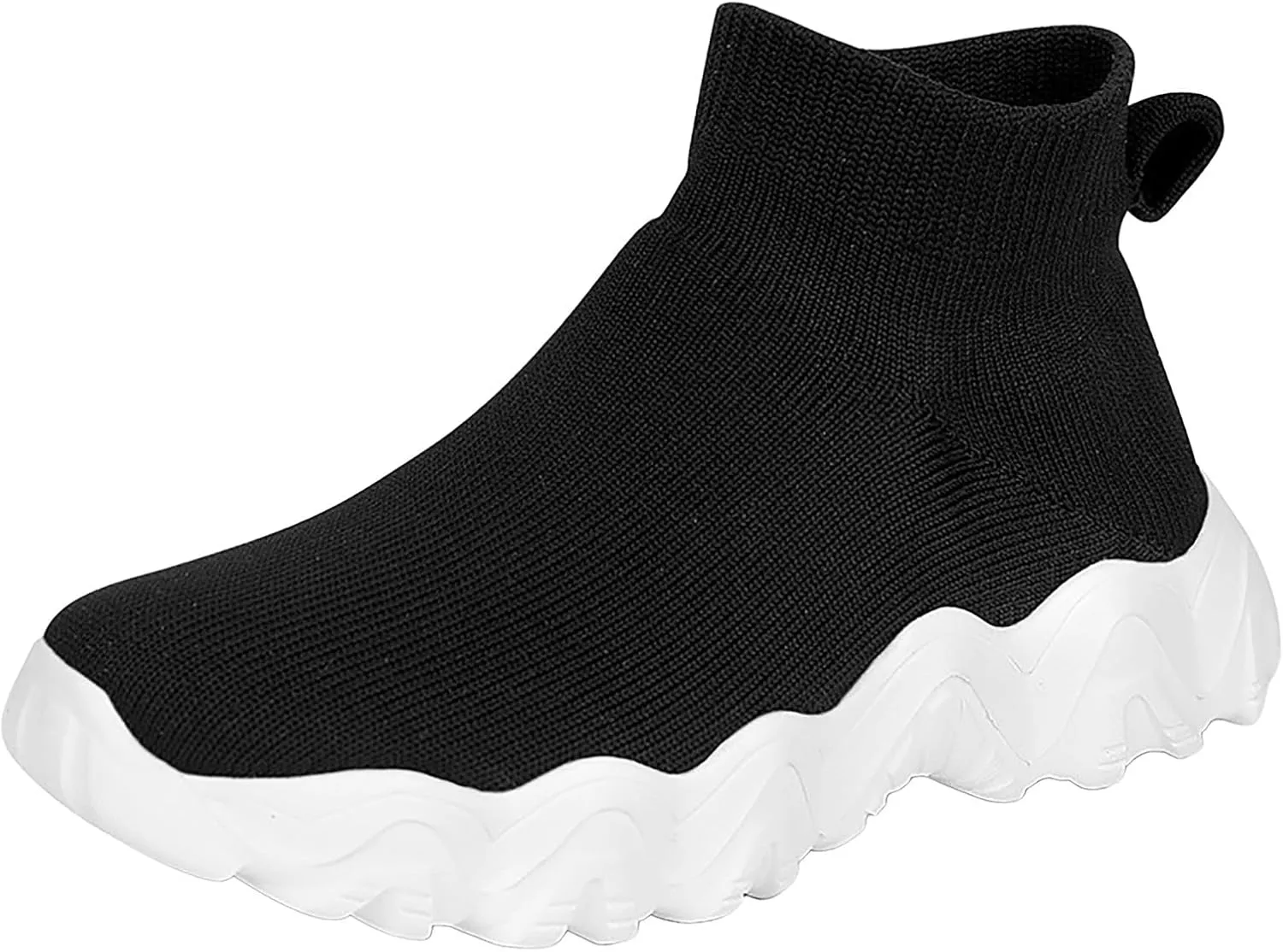 IWIHMIV Toddler Tennis Shoes Boys Girls Sneakers Knitted Sports Shoes Breathable Lightweight Running Shoes Casual Athletic Shoes