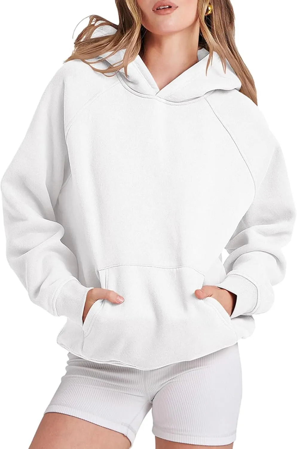 JiXiang Women's Fashion Hoodies & Sweatshirts Oversized Hoodies Sweatshirts Long Sleeve Sweaters Pullover Clothes with Pocket