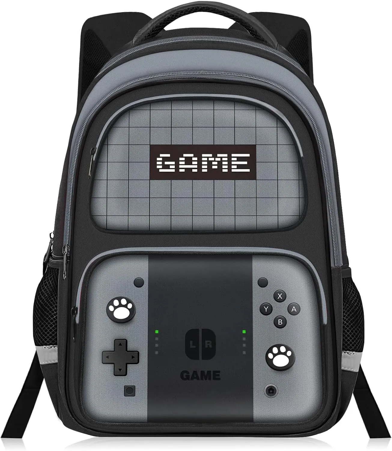 Kids Backpack For BoysGamer Boys Backpack For Children Teens Elementary Middle School, 17 Students Bookbag