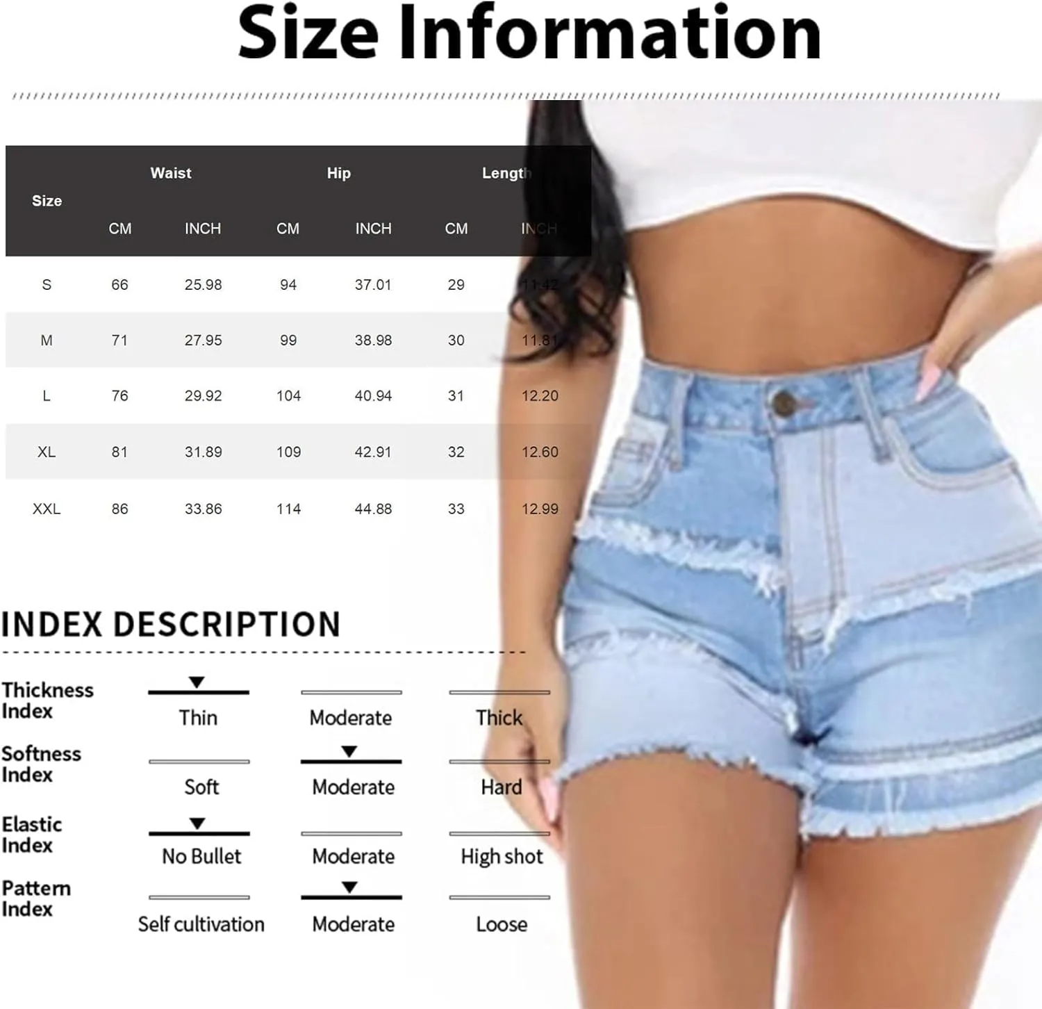 KUIOLYPOER Denim Shorts for Women Women's Summer High Waisted Rhinestone Fringe Ripped Jean Shorts Summer Hot Casual Shorts