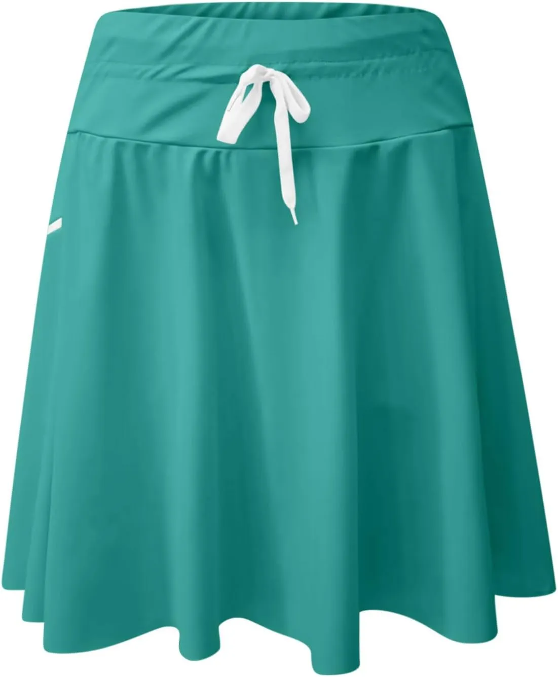 Ladies Skirt Swimwear High Waisted Bathing Suit Skirt Pleated Plain Swim Skorts for Women with Pockets 2025 Trendy
