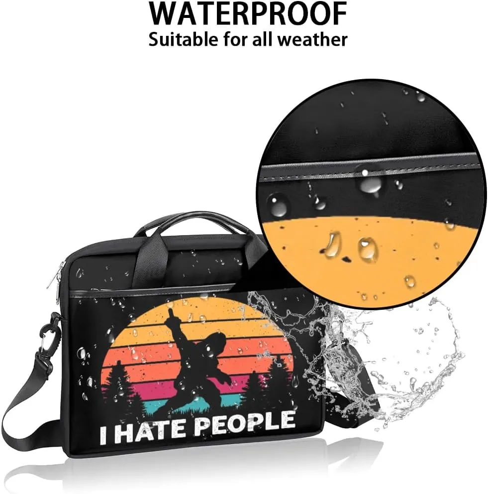 Laptop Bag for Women Men, 15.6 inch Messenger Shoulder Bags, Water Resistant Computer Bag Sleeve