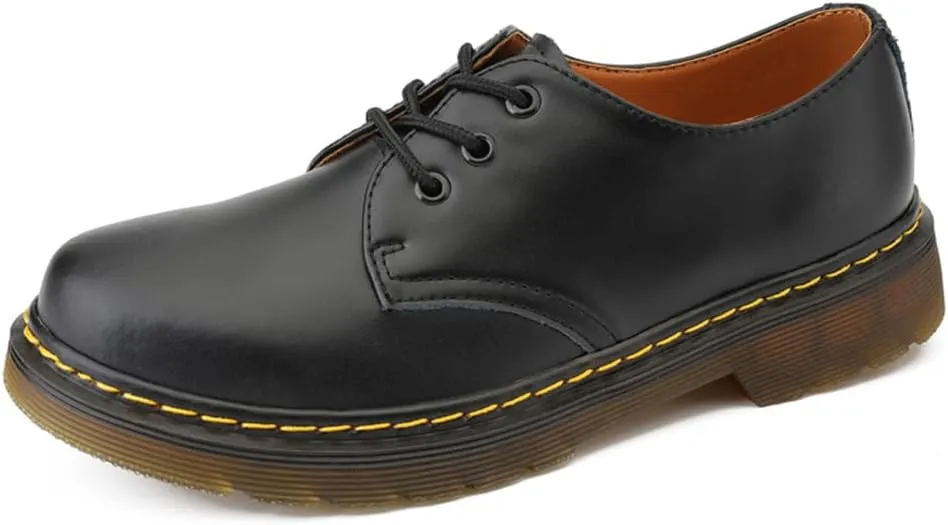 LEADER SHOW ? Men's Casual Loafer Business Shoes Lace Up Flats Dress Oxfords