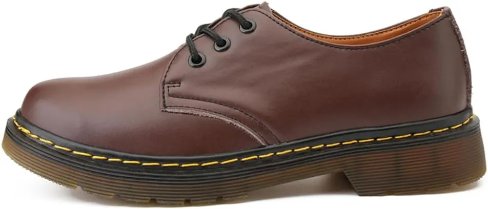 LEADER SHOW ? Men's Casual Loafer Business Shoes Lace Up Flats Dress Oxfords
