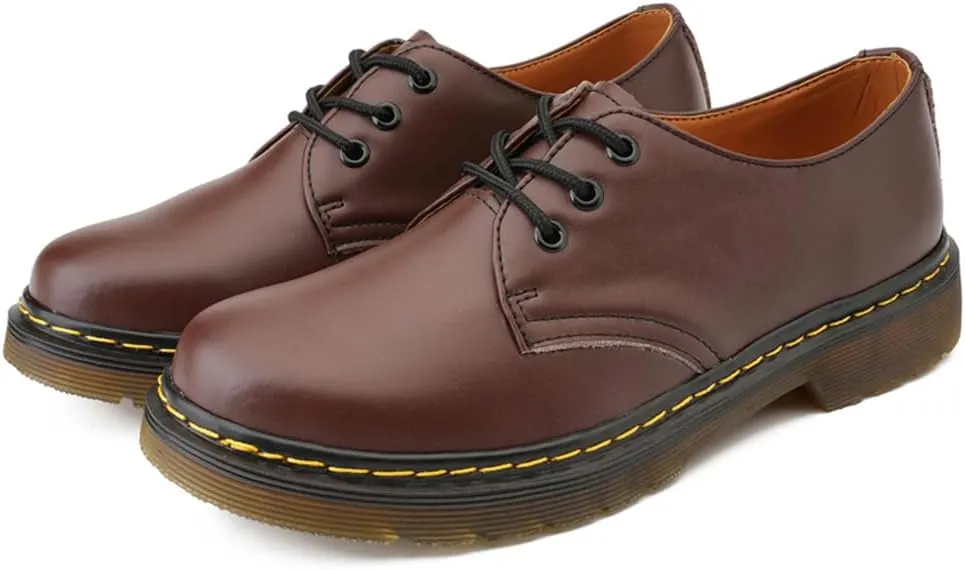 LEADER SHOW ? Men's Casual Loafer Business Shoes Lace Up Flats Dress Oxfords