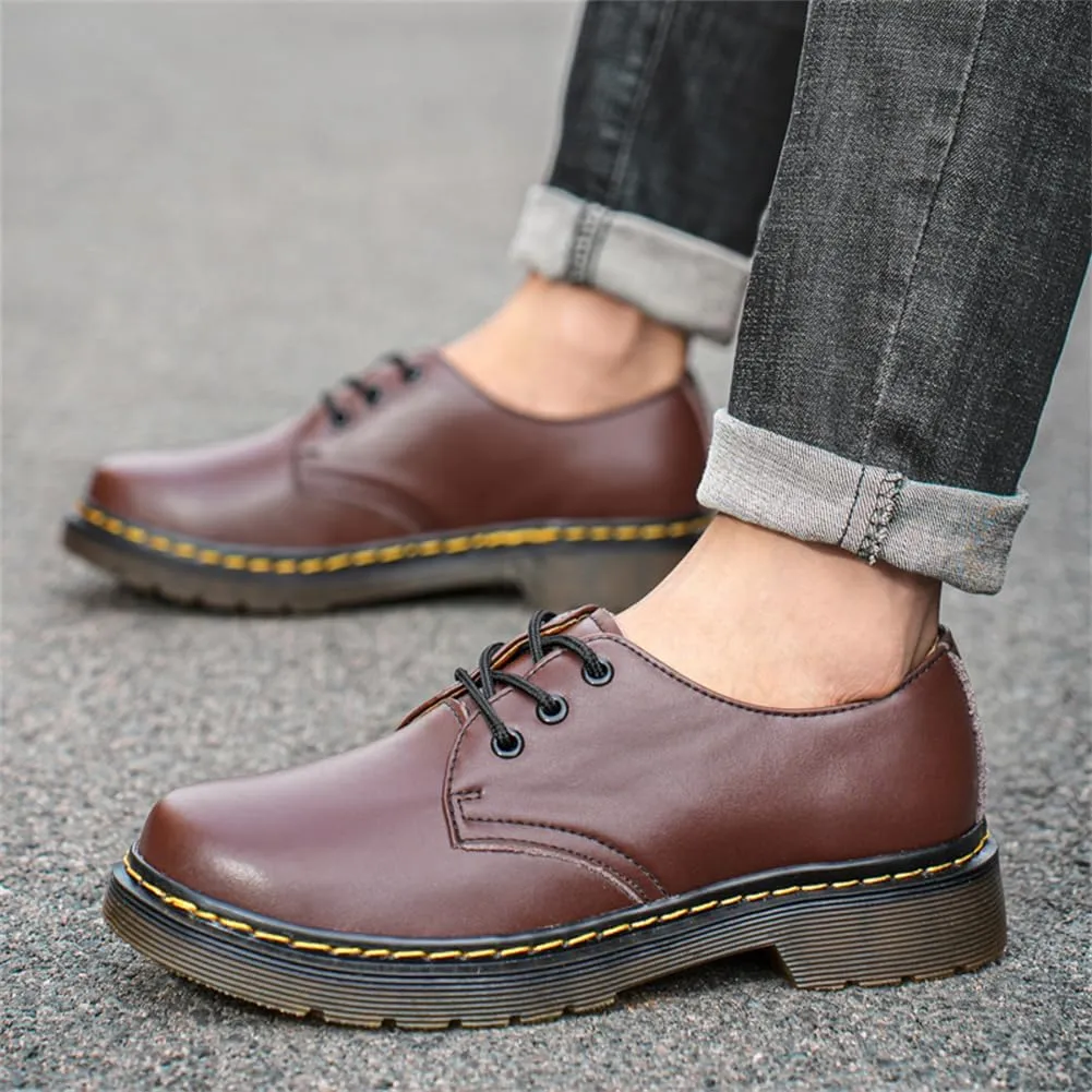 LEADER SHOW ? Men's Casual Loafer Business Shoes Lace Up Flats Dress Oxfords