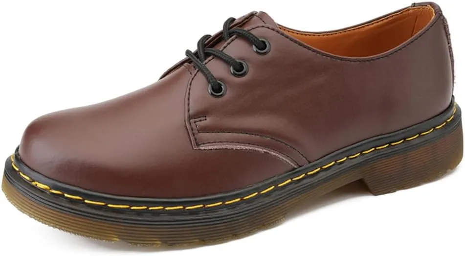 LEADER SHOW ? Men's Casual Loafer Business Shoes Lace Up Flats Dress Oxfords