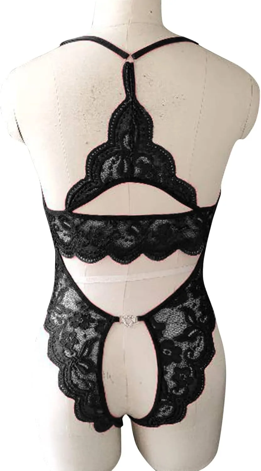 Lingerie for Women Plus Size Naughty for Sex Camisole with Shorts Bralette, Mini Skirt with G-String Push