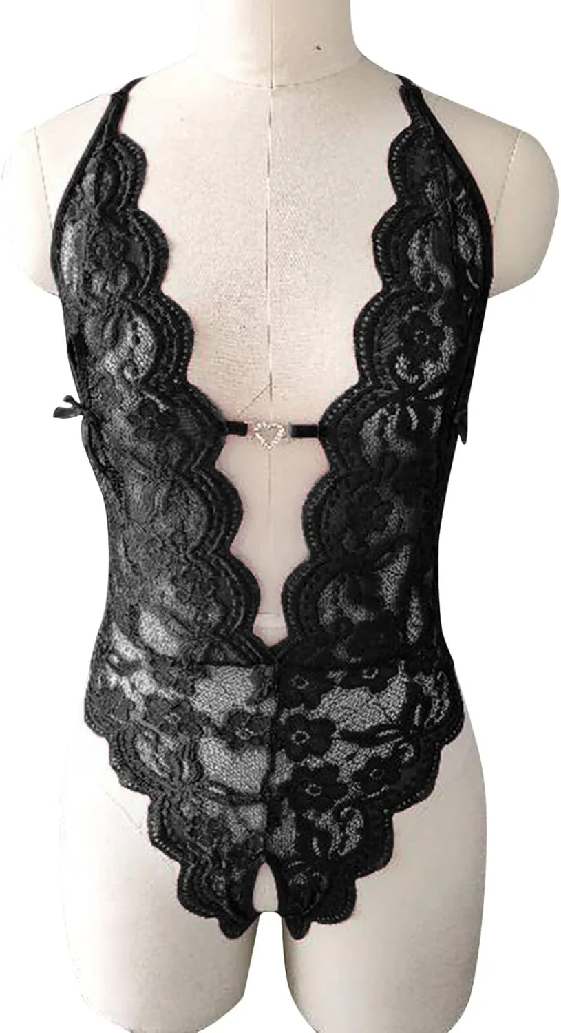 Lingerie for Women Plus Size Naughty for Sex Camisole with Shorts Bralette, Mini Skirt with G-String Push