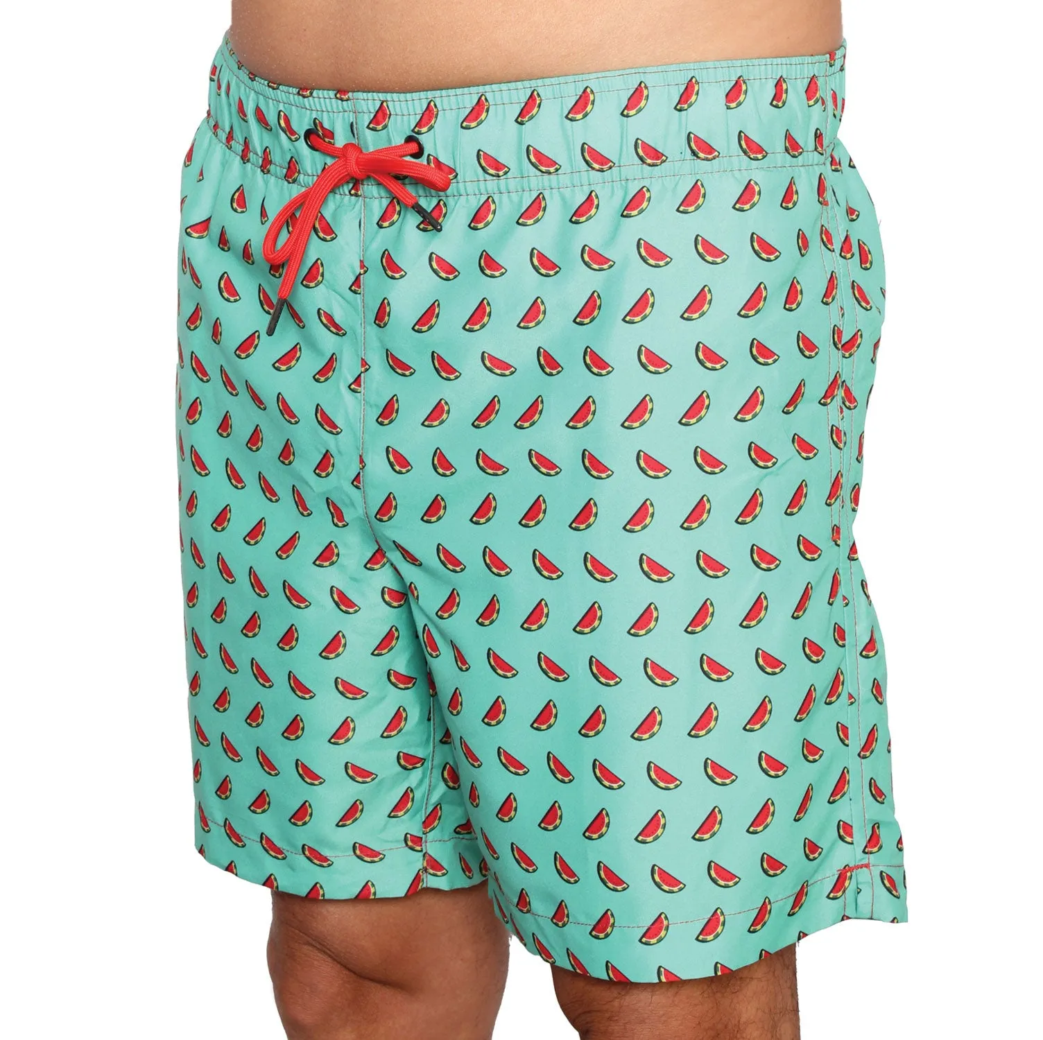 M-CRN05 - Wholesale Men's "Watermelon Slices" Print Swim Trunk