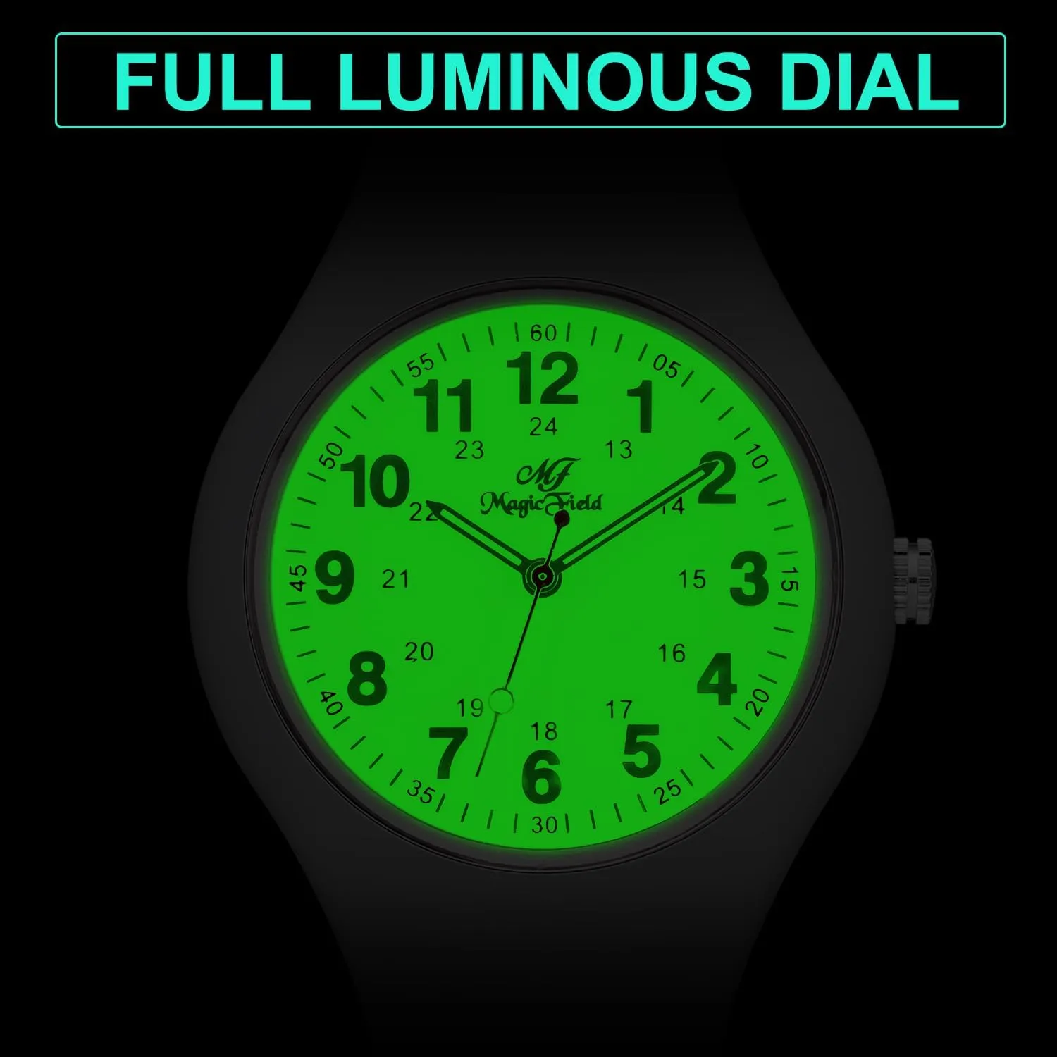 ManChDa Waterproof Watch for Men Detachable Silicone Watches Women Nurse Watch Nursing Watch Medical Watches