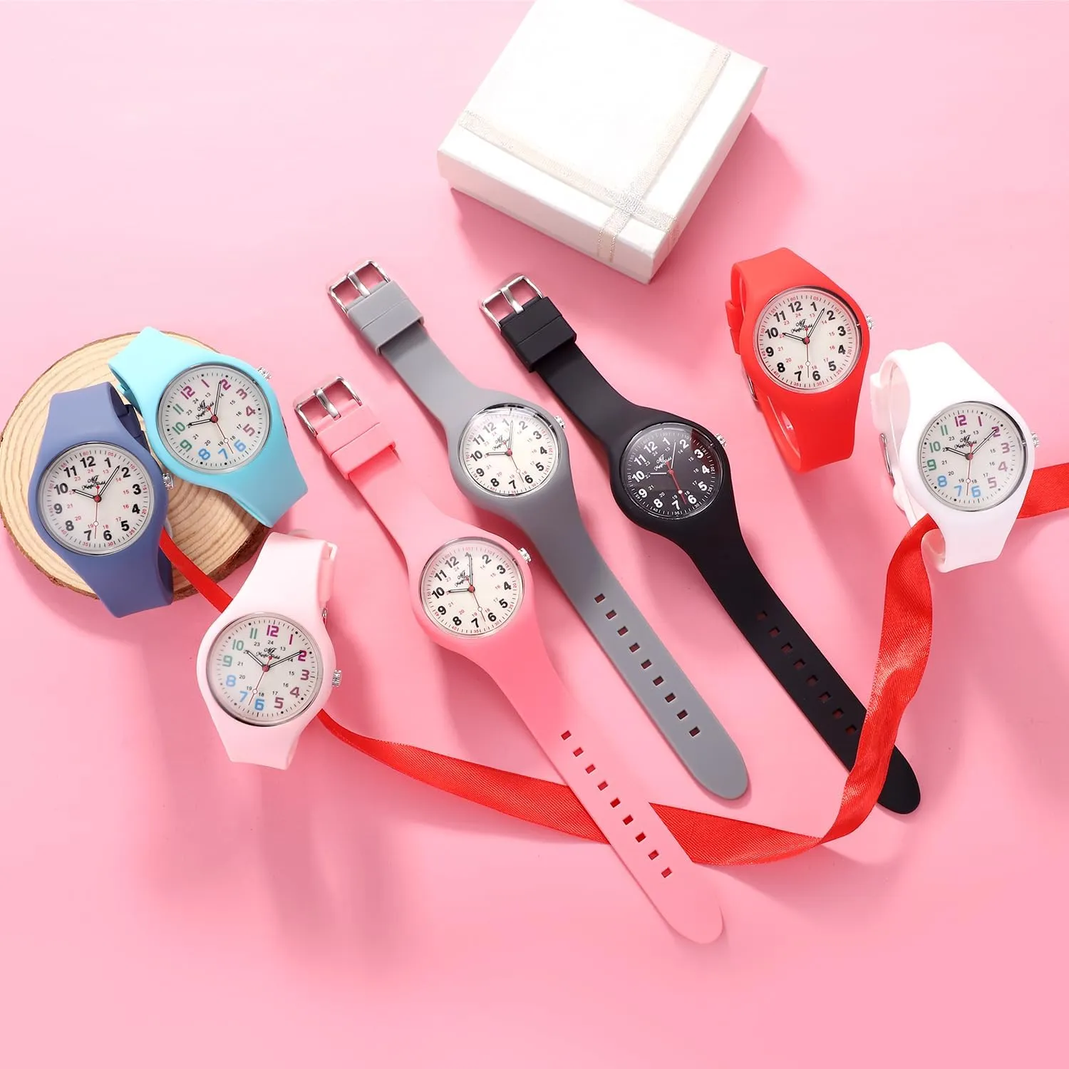 ManChDa Waterproof Watch for Men Detachable Silicone Watches Women Nurse Watch Nursing Watch Medical Watches